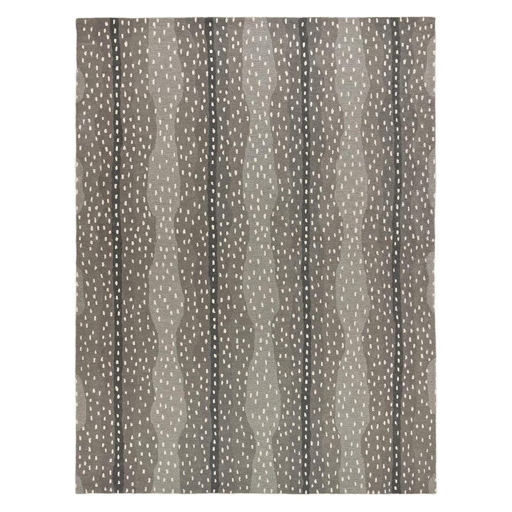Antelope Hand-Tufted Wool Area Rug Grey