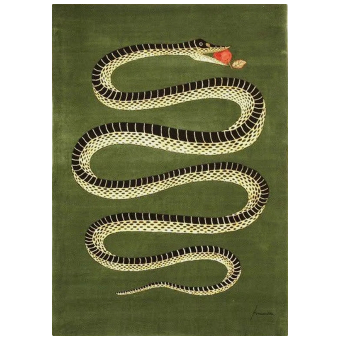Дизайнерский Ковер Green Snake