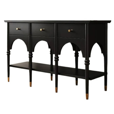 Консоль Aglaya French Country Console Three Black