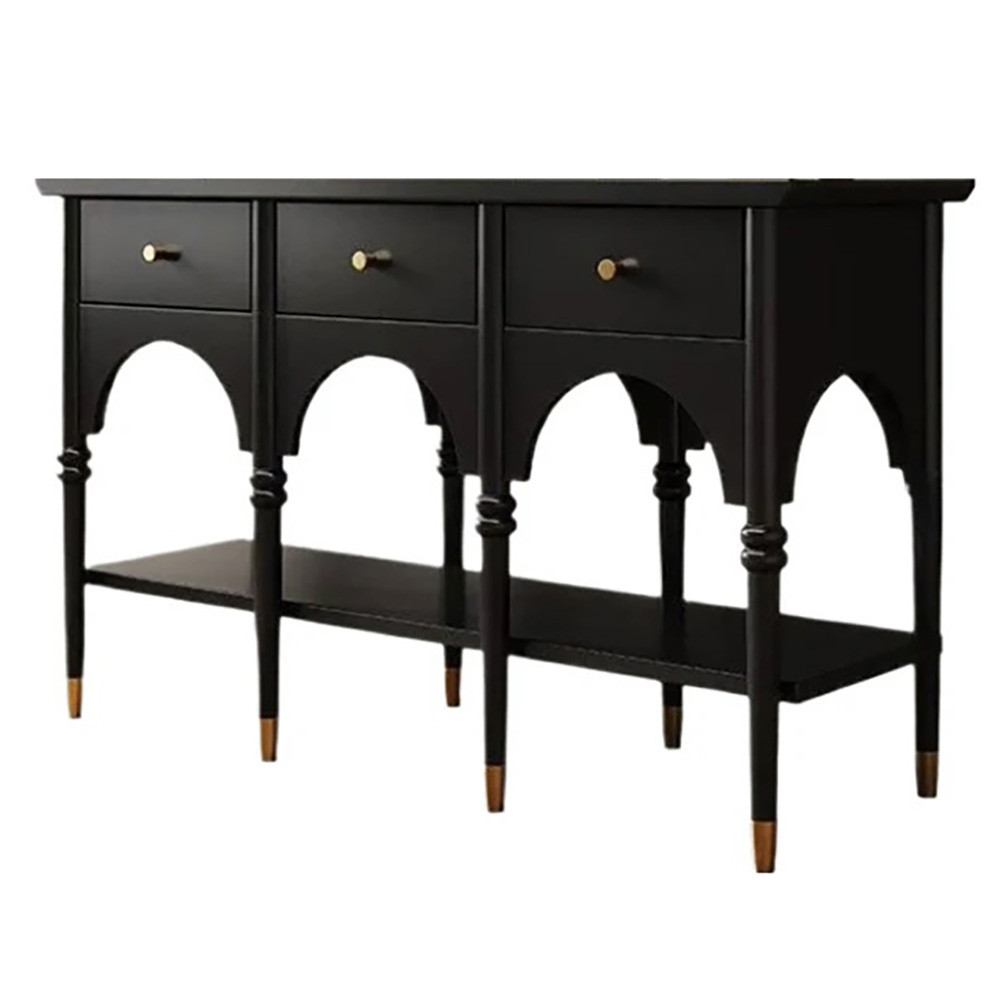Консоль Aglaya French Country Console Three Black