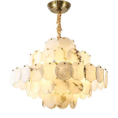 Мраморная Люстра Marble Luxury Melange Chandelier 90