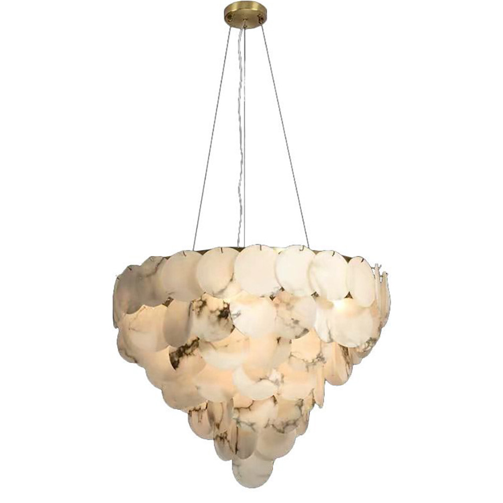 Мраморная Люстра Marble Circles Chandelier 90