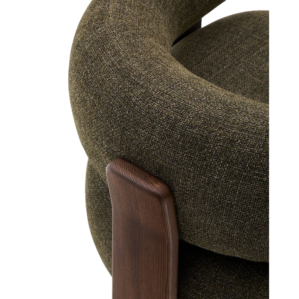 Дизайнерское Кресло Malwa Olive Chenille