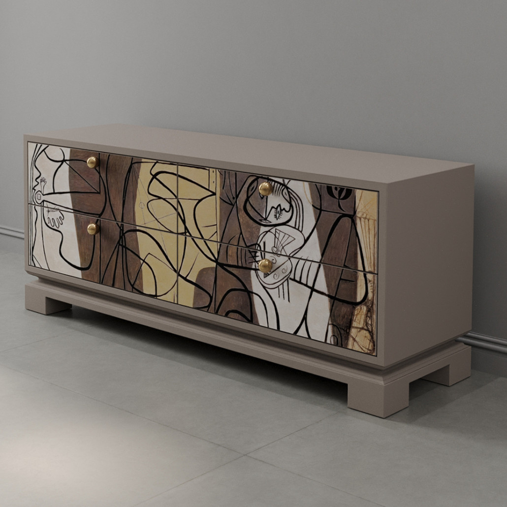 TV-тумба Morfey Artist and Model 4 ящика