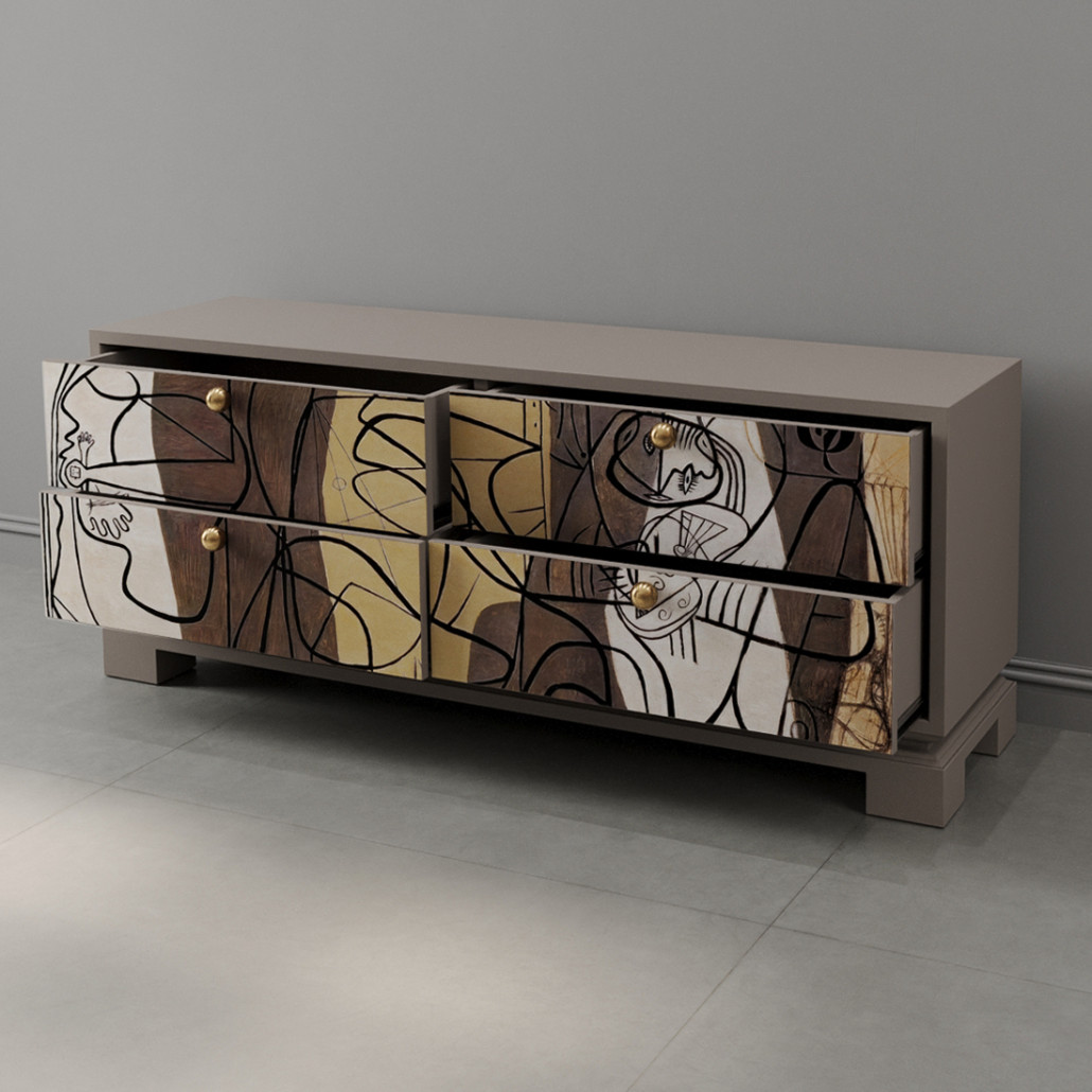 TV-тумба Morfey Artist and Model 4 ящика