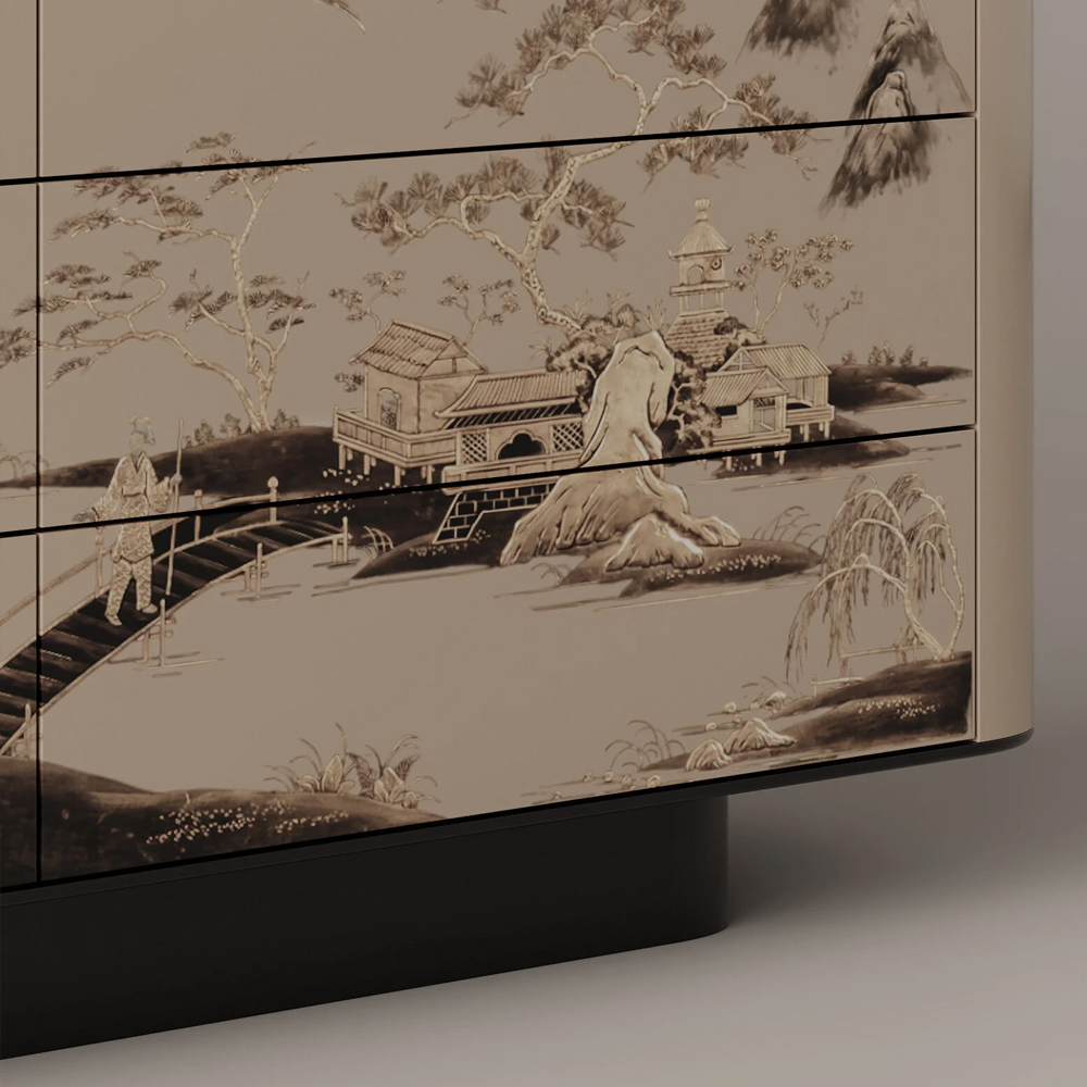 Комод Japanese Plum Blossom Garden 6 ящиков