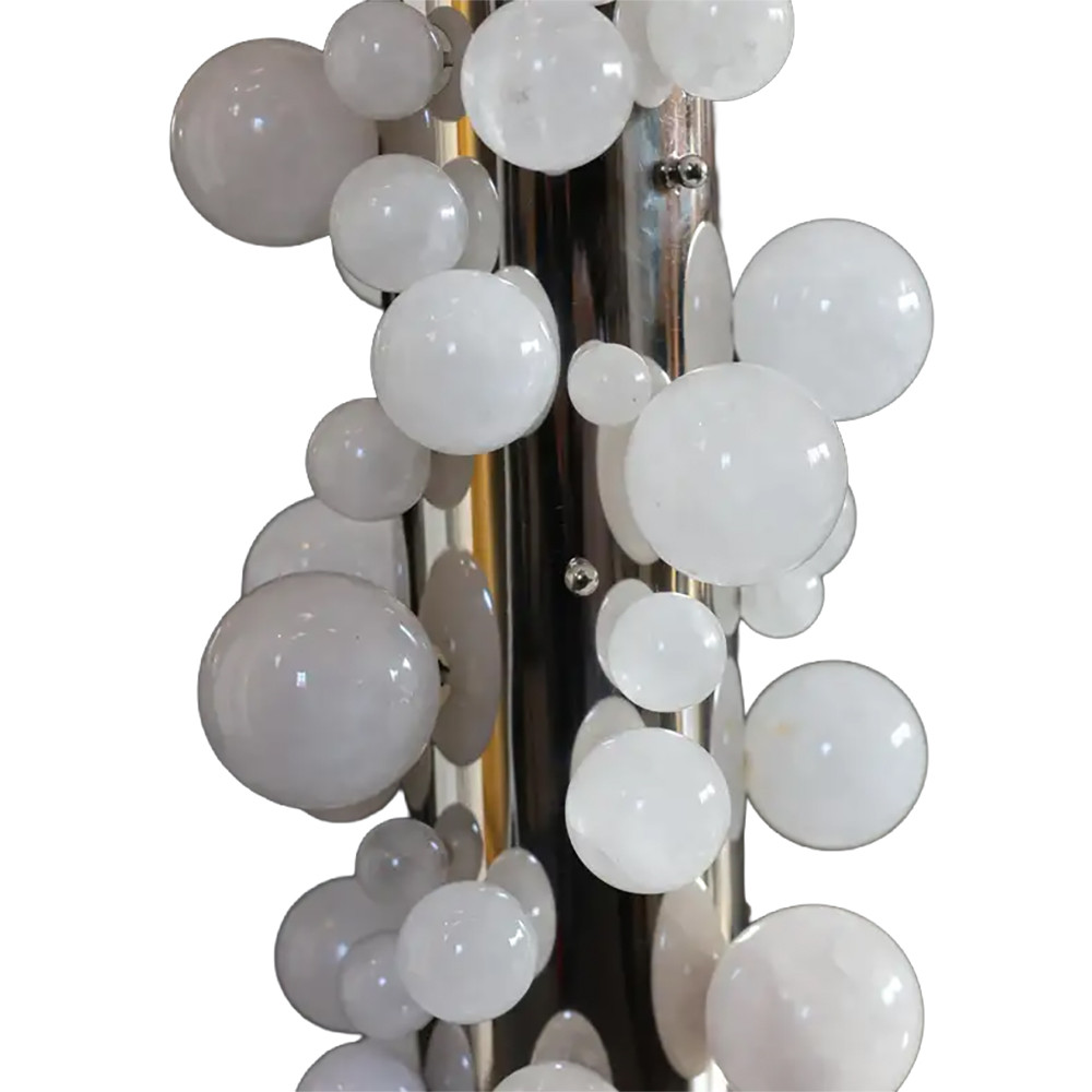 Современное Бра белые шарики Bubble Rock Crystal Wall Lamp