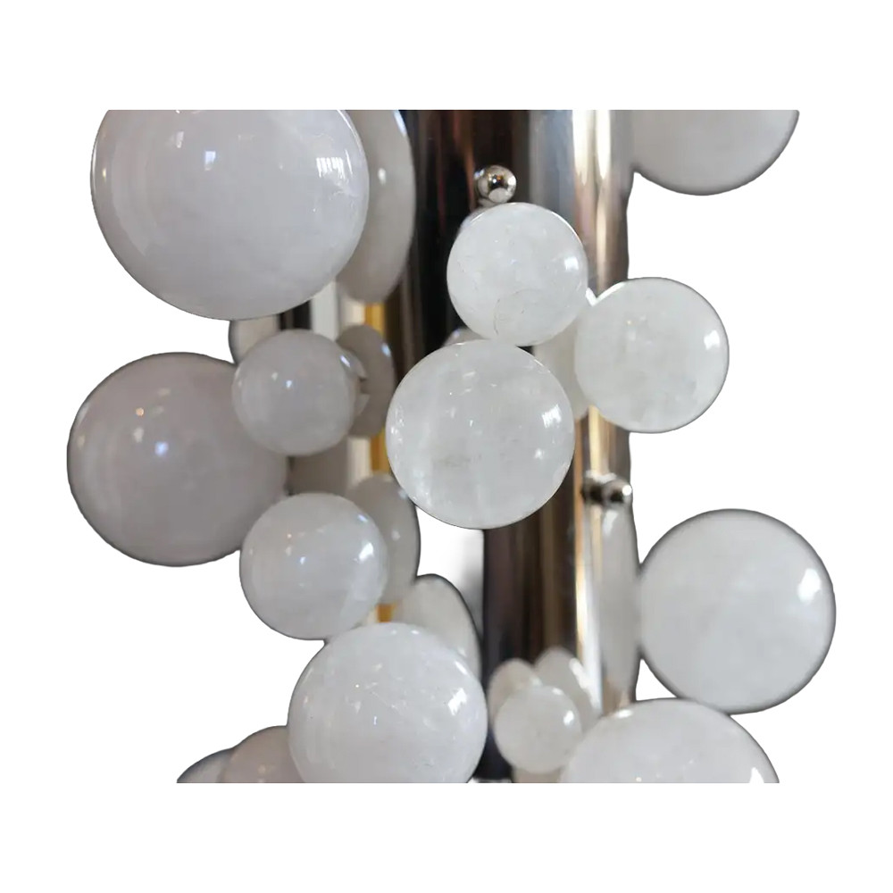 Современное Бра белые шарики Bubble Rock Crystal Wall Lamp
