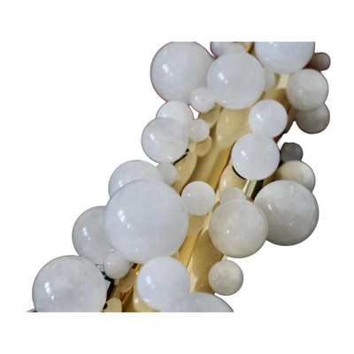 Современное Бра Белые шары Bubble Rock Crystal Wall Lamp