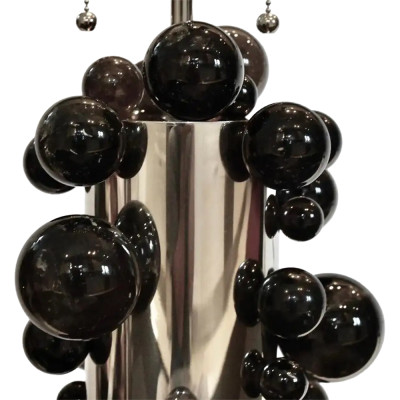 Лампа прикроватная Bubble Rock Crystal Table Lamps Черное стекло