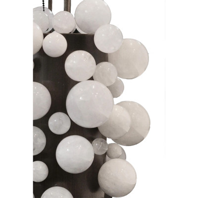 Лампа прикроватная Bubble Rock Crystal Table Lamps Белое стекло