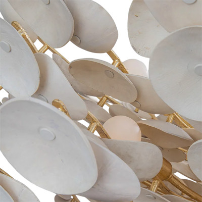 Современная Люстра бионической формы Organic Modern White Bionic  Chandelier