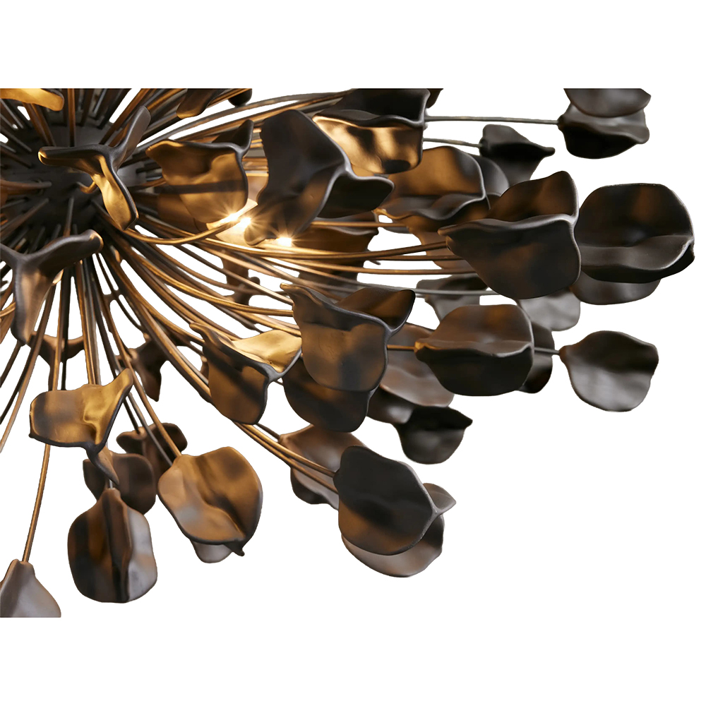 Современный светильник бионической формы Черный Organic Modern White Bionic Chandelier