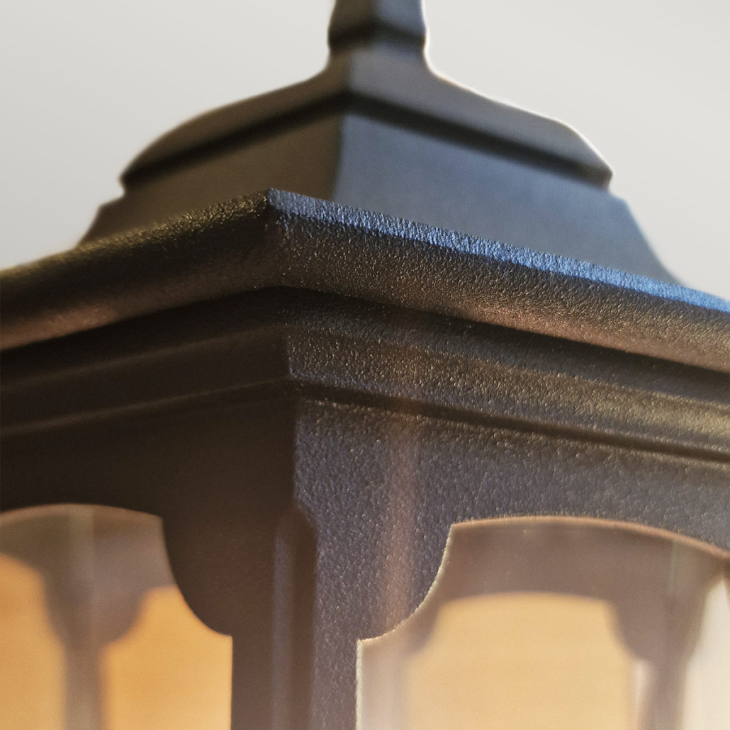 Фонарь-пьедестал классической формы в матовом черном цвете Elstead Lighting