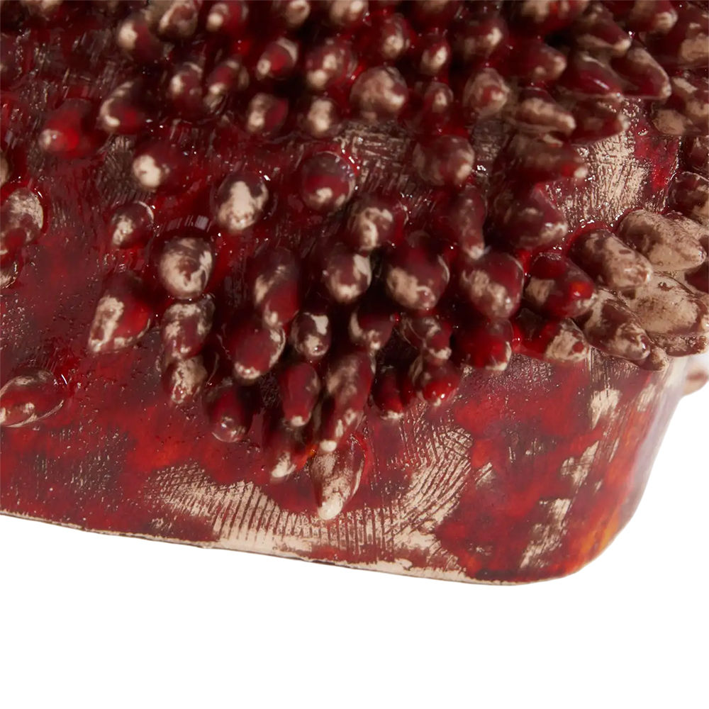 Современная керамическая настольная лампа Sea urchin Ceramic Light Терракотовый