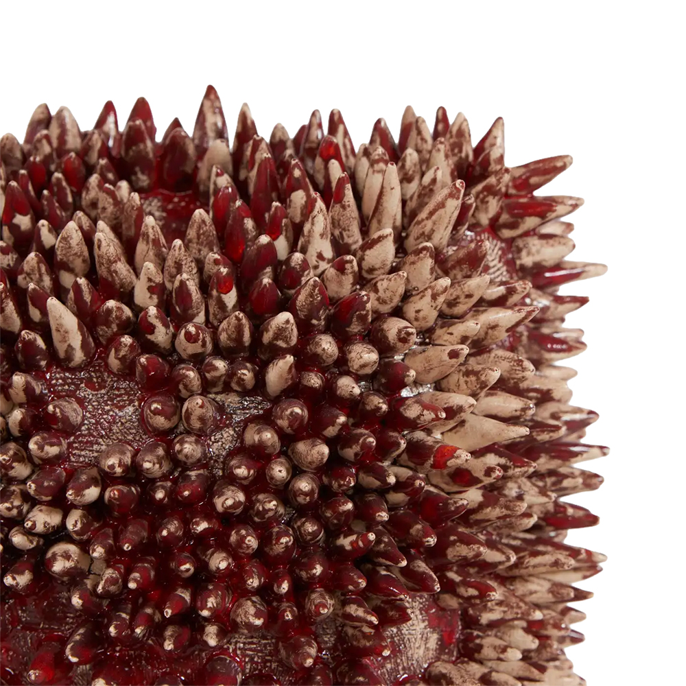 Современная керамическая настольная лампа Sea urchin Ceramic Light Терракотовый