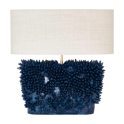 Современная керамическая настольная лампа Sea urchin Ceramic Light Синий