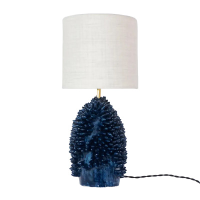 Современная керамическая настольная лампа Sea urchin Ceramic Light Синий