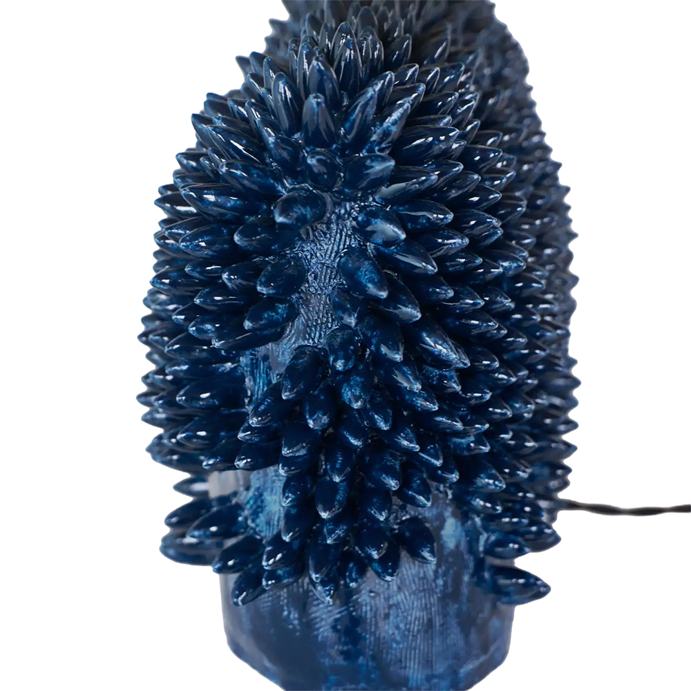 Современная керамическая настольная лампа Sea urchin Ceramic Light Синий