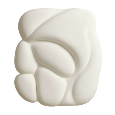 Объемное Панно на стену в Бионическом стиле White Volume Texture Wall Sculpture