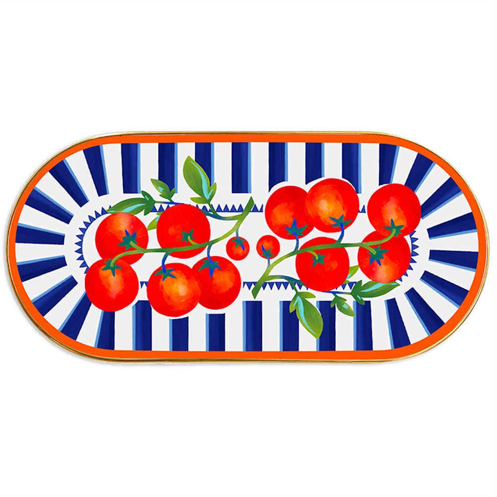 Овальный поднос DOLCE VITA "TOMATOS"