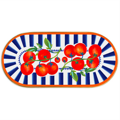 Овальный поднос DOLCE VITA "TOMATOS"
