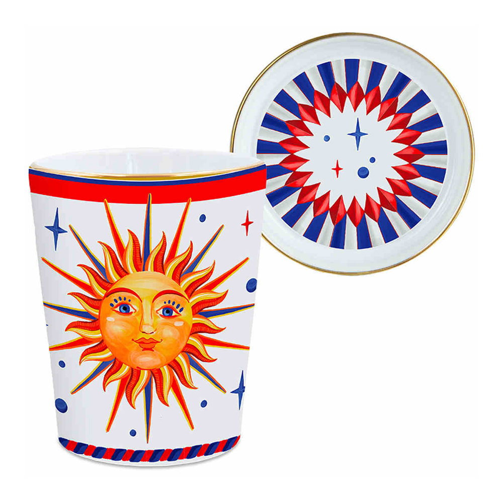 Стакан DOLCE VITA "SUN" с крышкой/блюдцем