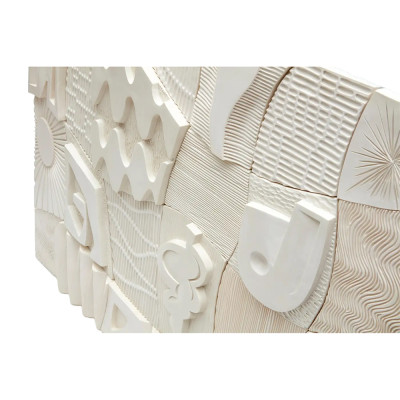 Объемное панно на стену "24 Элемента природы" Sculptural Jesmonite Wall Panel