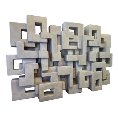 Объемное панно на стену "Лабиринт" Monumental Wall Sculpture