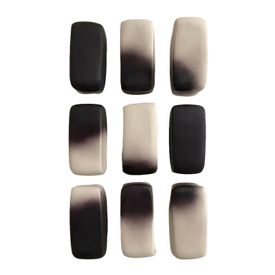Cовременное объемное 3d панно Джапанди White and Black Chocolate