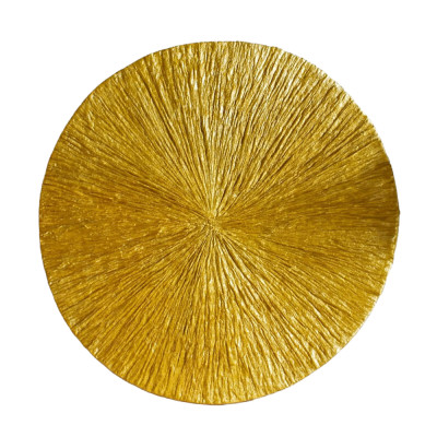 Cовременное объемное 3d панно Джапанди Gold Foil