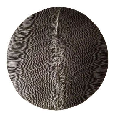 Cовременное объемное 3d панно Джапанди Round Leaf