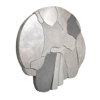 Cовременный объемный декор на стену Серебро Dimensional Silver Wall Decor
