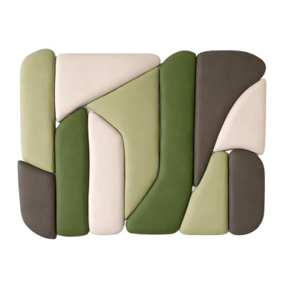 Cовременное объемное 3d панно Джапанди Abstract Forest Wall Decor