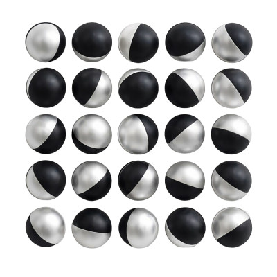 Cовременная Текстурная интерьерная картина Джапанди Black and Chrome