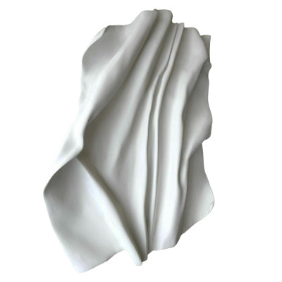 Cовременная Текстурная интерьерная картина Джапанди White Curtains