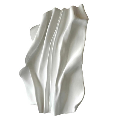 Cовременная Текстурная интерьерная картина Джапанди White Curtains