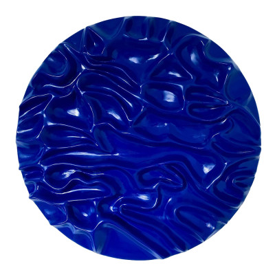 Cовременная Текстурная интерьерная картина Джапанди Blue Paint