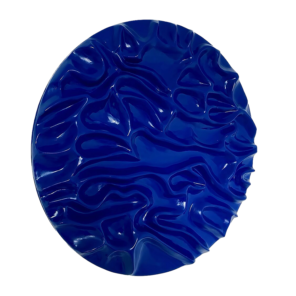 Cовременная Текстурная интерьерная картина Джапанди Blue Paint