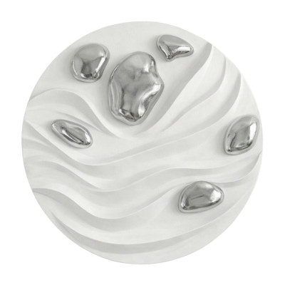 Cовременная Текстурная интерьерная картина Джапанди Liquid Metal