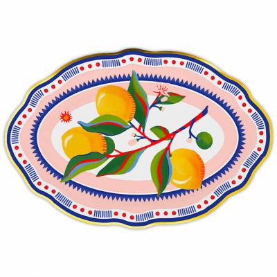 Тарелка овальная DOLCE VITA "LEMON"
