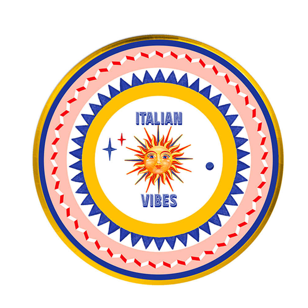 Набор пирожковых тарелок DOLCE VITA "GOOD VIBES"
