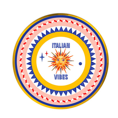 Набор пирожковых тарелок DOLCE VITA "GOOD VIBES"