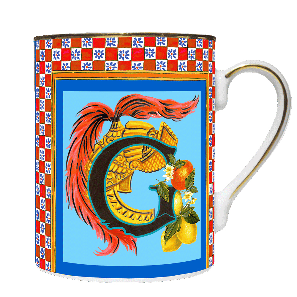 Кружка ORTIGIA "Letter G"