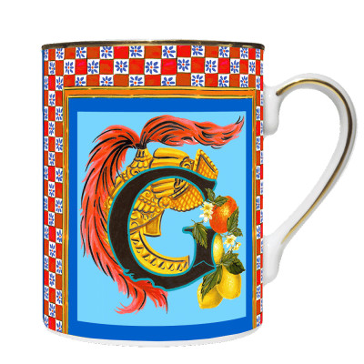 Кружка ORTIGIA "Letter G"