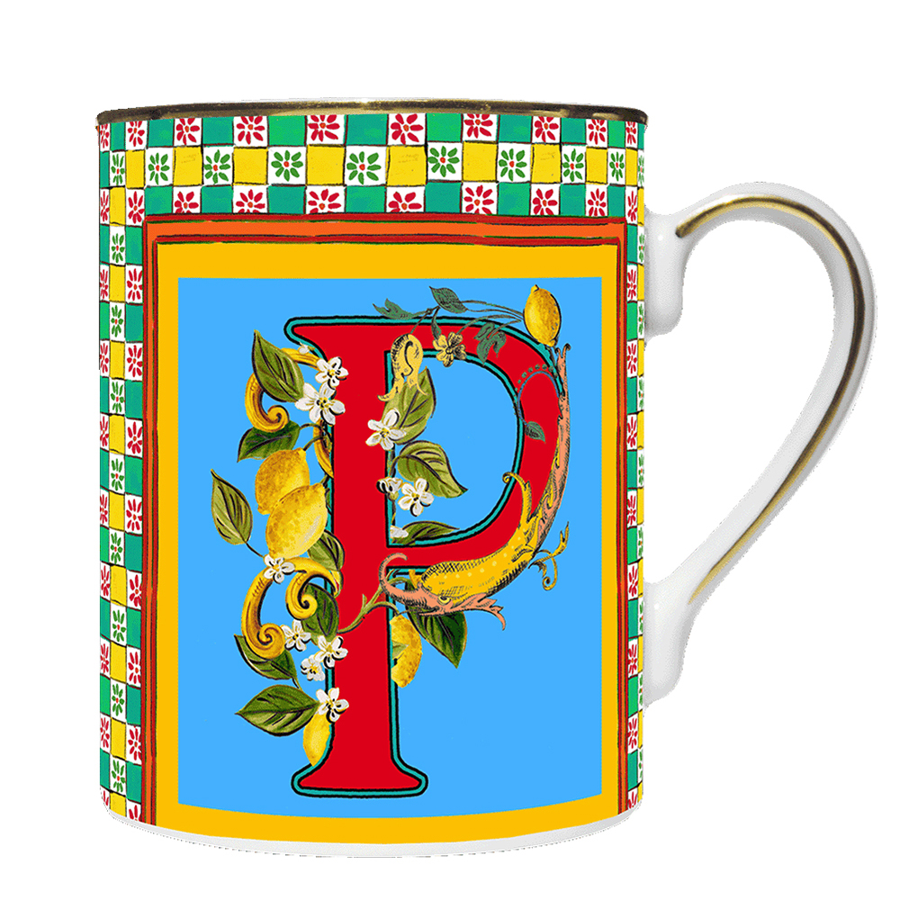 Кружка ORTIGIA "Letter P"