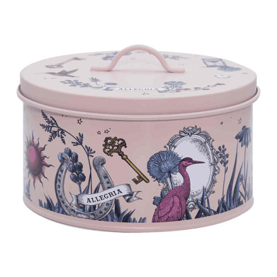 Круглая коробка ALLEGRIA PINK для торта