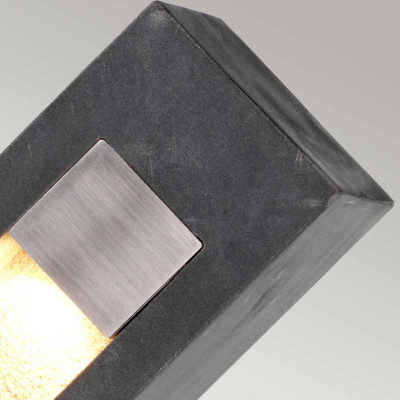Фонарный столб темно-серого цвета прямоугольныой формы Elstead Lighting