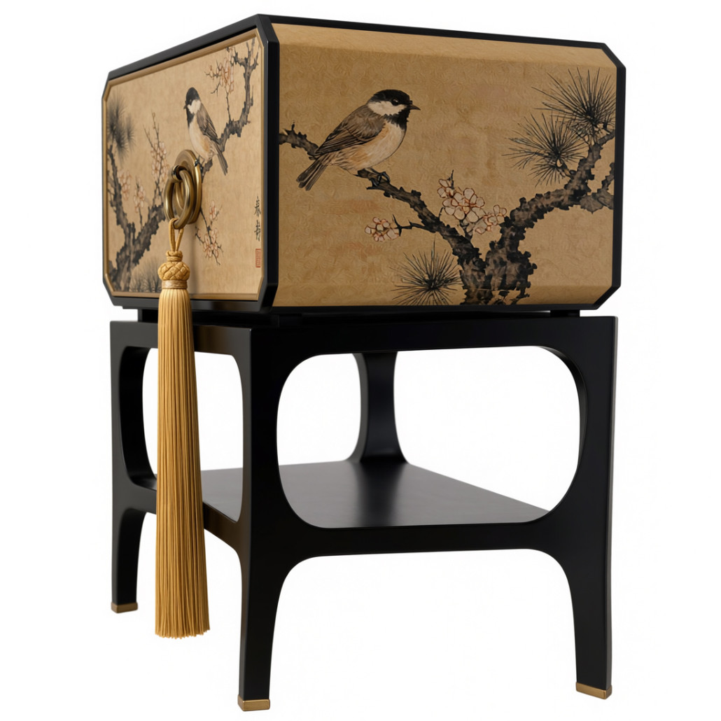 Тумбочка Japanese Cranes