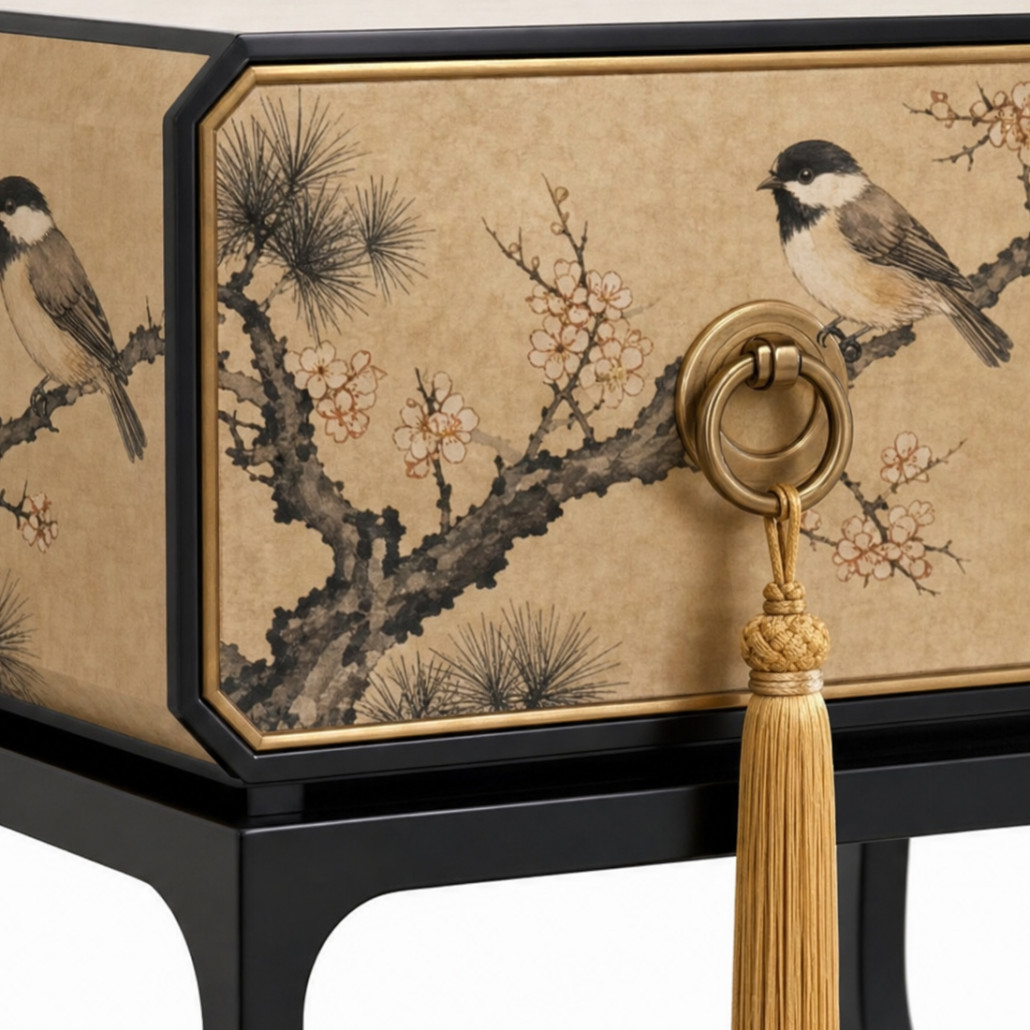 Тумбочка Japanese Cranes